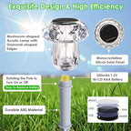 Solar Yard Path Lights 8-Pack, Waterproof