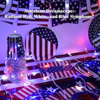 8ft White String Lights for Porch, Waterproof LED