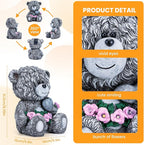 Bear Solar Lawn Figurine Light, Waterproof