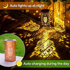 Elegant Owl Solar Lanterns for Outdoor, Waterproof LED