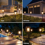 Solar Pathway Lights 6-Pack, Driveway LED