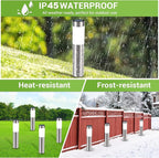 8-Pack IP45 Solar Landscape Lights for Yard