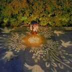 Courtyard Solar Lanterns, Waterproof LED Garden Lights