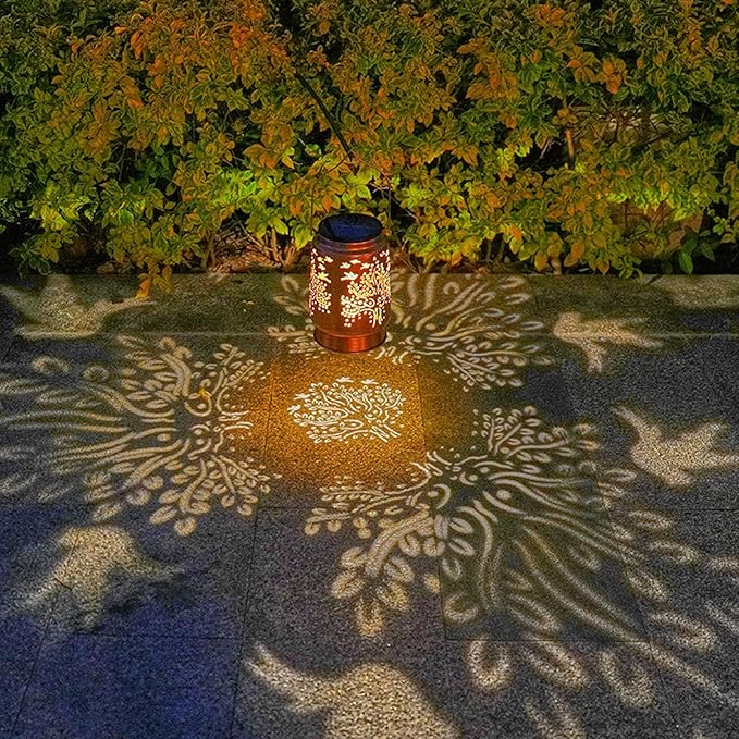 Courtyard Solar Lanterns, Waterproof LED Garden Lights