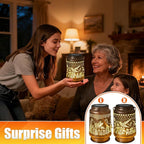 2-Pack Hummingbird Solar Garden Lanterns, Classic Waterproof LED