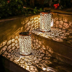Peacock Solar Yard Lanterns, Classic Waterproof LED
