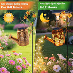 Sunflower Solar Lanterns, Waterproof LED Outdoor Lights