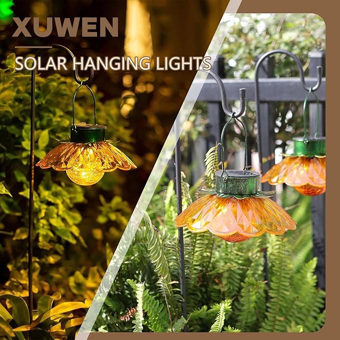 Solar Garden Path Lights, Waterproof