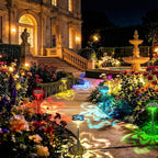 6-Pack IP65 Solar Landscape Lights for Driveway