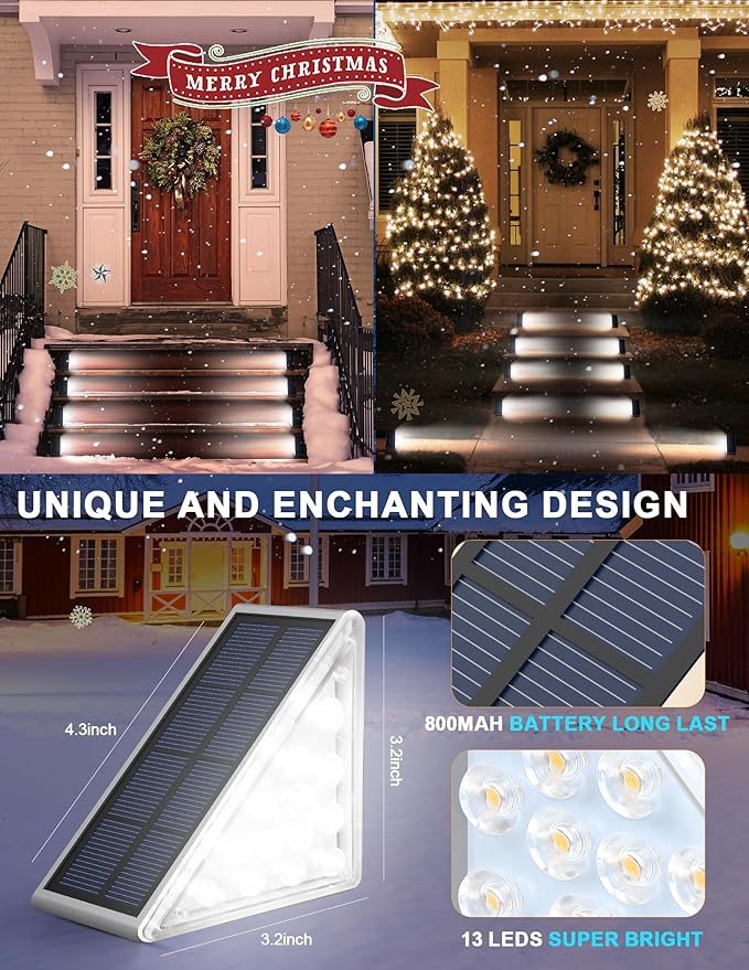 Modern Solar Deck Lights, LED