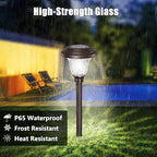 8-Pack Solar Pathway Lights, Waterproof LED Yard Lights