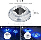 Solar Dock Lights 8-Pack, Waterproof LED