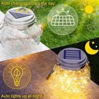 Solar Backyard Lanterns 4-Pack, Outdoor Hanging LED Decor