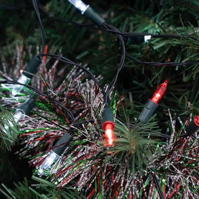 Christmas Patio String Lights 2-Pack, 32ft 100 LED Waterproof