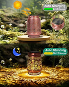 Hummingbird Solar Lanterns, Waterproof LED Porch Lights