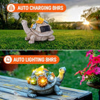Turtle Solar Lawn Figurine Light, Waterproof