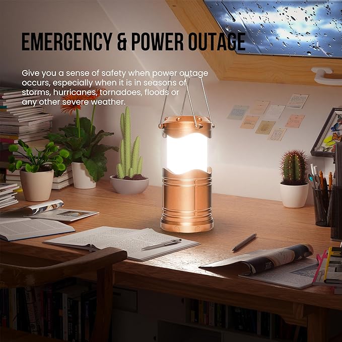 4-Pack Decorative Courtyard Solar Lanterns for Outdoor, Waterproof LED