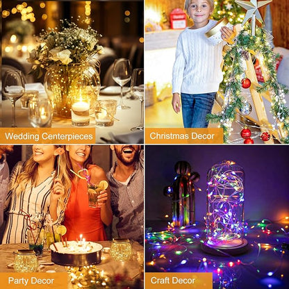 Christmas Fairy Lights 30-Pack, 7ft 20 LED Battery Twinkle Lights