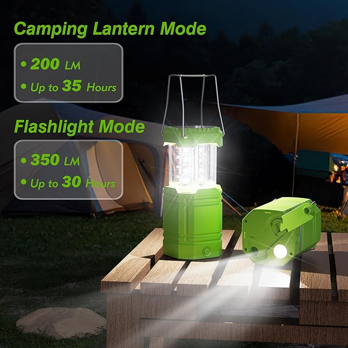 Rechargeable LED Camping Lantern, Portable