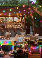 Backyard String Lights, 29ft Weatherproof LED