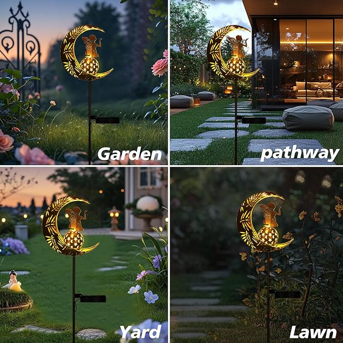 Solar Yard Path Lights, Waterproof