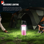 4-Pack Courtyard Solar Lanterns, Waterproof LED Yard Lights