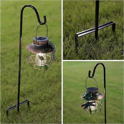 2" Garden Shepherd Hooks, Iron Plant Hangers