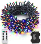 33ft Christmas LED String Lights, Waterproof Timer Lights