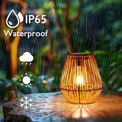 Homemory Solar Lanterns Outdoor Waterproof Hanging Lights, Outside Solar Lamp Decorative for Garden, Yard, Patio, Porch, Trees, Lawn, Pathway, Table (2)