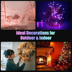 Halloween Fairy Lights 2-Pack, 40ft 120 LED Battery Twinkle Lights