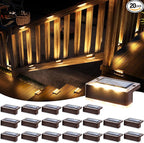 20-Pack Solar Yard Lights, Warm White LED