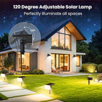 4-Pack Solar Spotlights, Landscape Lights