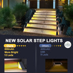 6-Pack Solar Fence Lights, LED