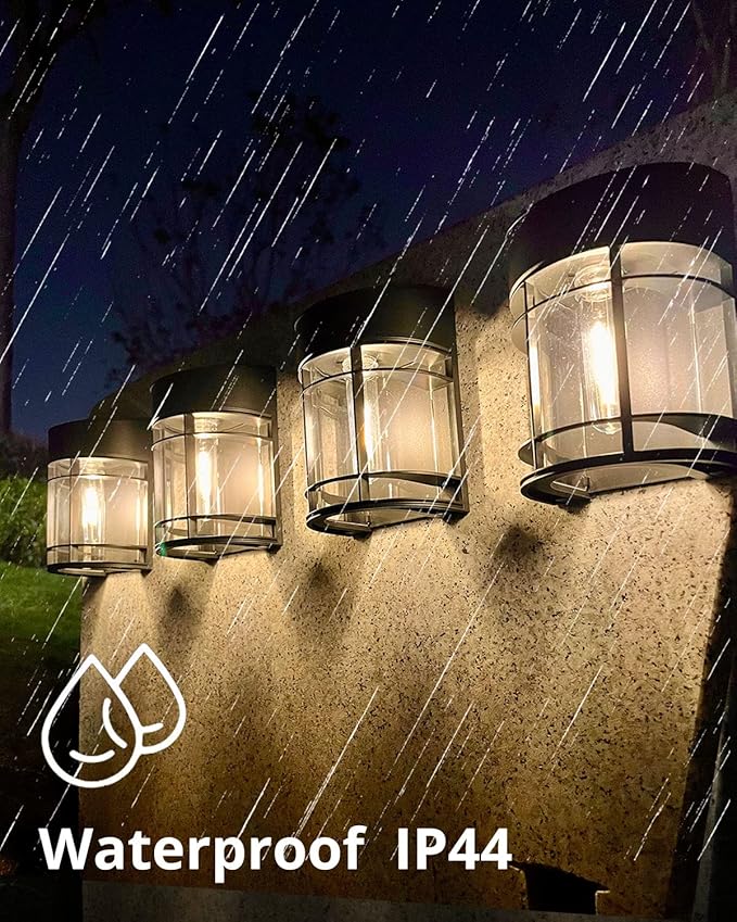 Solar Fence Lights, Waterproof LED