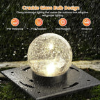 Warm White Solar Fence Post Caps 6-Pack, Yard LED