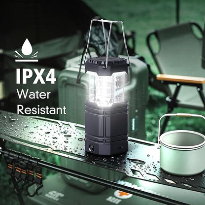 Portable Rechargeable Lantern 4-Pack, Emergency LED
