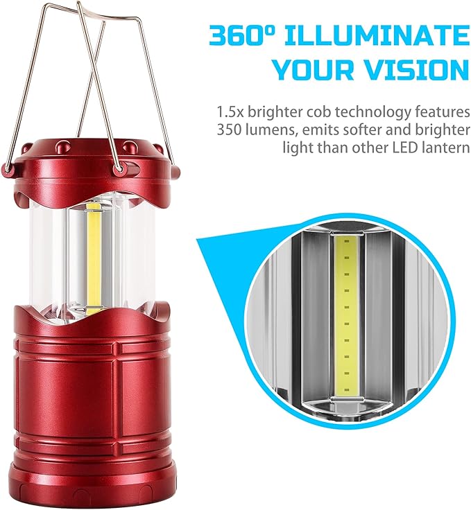 4-Pack Classic Garden Solar Lanterns for Garden, Waterproof LED