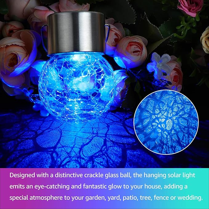 Solar Walkway Path Lights, Waterproof
