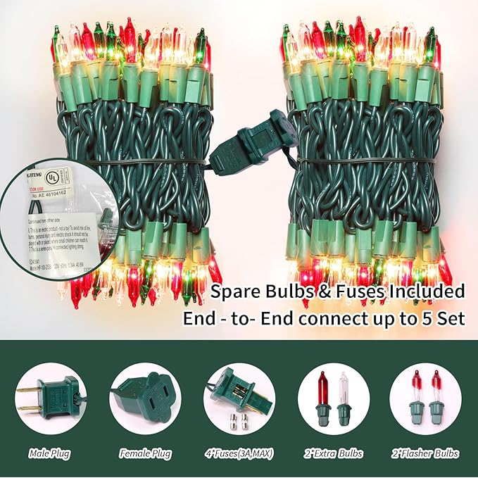 Christmas Fairy Lights, 6ft Battery Twinkle Lights