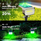 4-Pack Solar Spotlights, Landscape Lights