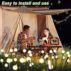 Solar Garden Path Lights 6-Pack, Waterproof