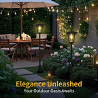 Solar Deck Post Lights, Outdoor LED Caps
