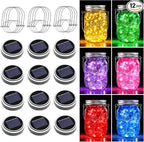 12-Pack Porch String Lights, Weatherproof LED