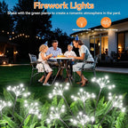 White Solar Pathway Lights 2-Pack, Yard LED