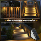 Solar Step Lights, Waterproof Yard