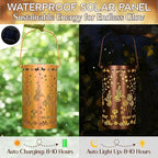 Hummingbird Solar Lanterns, Waterproof LED Outdoor Lights