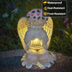 Solar Garden Statue Light, Yard Decor