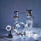 Solar Cork Lights 10-Pack, 20 LED Wine Bottle