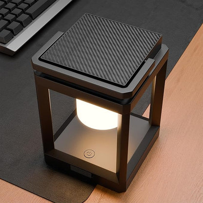 Solar Lantern Outdoor, Rechargeable Waterproof LED Lantern, Tabletop and Hanging Solar Lanterns Outdoor with Touch Control for Patio Camping
