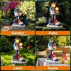 Gnome Solar Lawn Figurine Light, Waterproof